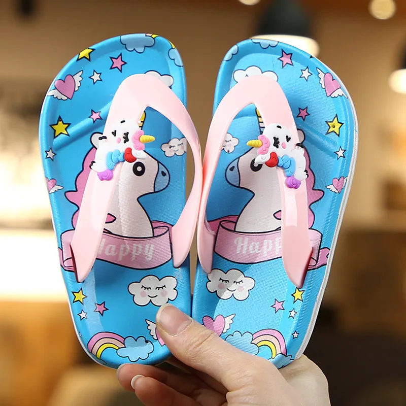 Girls&#39; Slippers Children&#39;s Clip Foot Flip Flop Summer Beach  Baby Indoor Househo - £31.48 GBP