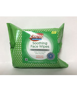 Zyrtec Soothing Face Wipes W/ Micellar Water-Removed Pollen, Dust, &amp; Dir... - £6.74 GBP