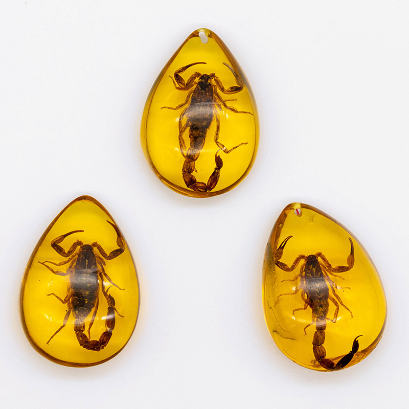 Amber Pendant Real Insect Specimens Gift Resin Crafts