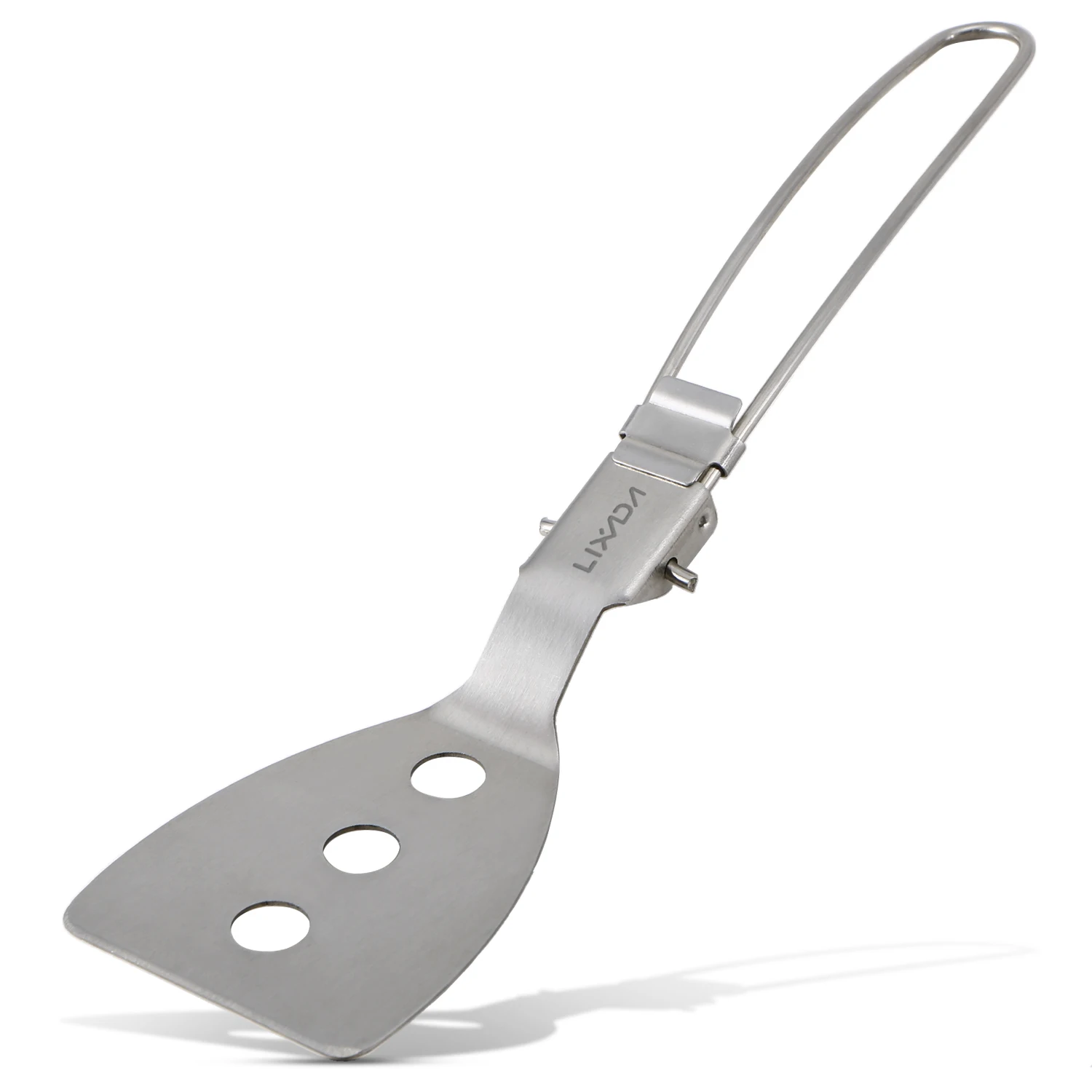 Lixada Folding Spatula Stainless Steel Spatula Food Turner Cookware Outdoor - £8.86 GBP