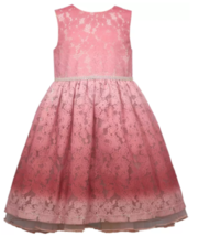 Bonnie Jean Toddler Girls Sleeveless Ombre Lace Dirndl Skirt Dress - $49.56