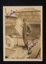 SNAPSHOT from ALBUM* ECHO just me WALT soldier FLAG on our LAUNCH the Ha... - $8.86