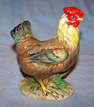 Vintage Unmarked Ceramic Chicken Hen Figurine-5 inches tall - £10.64 GBP