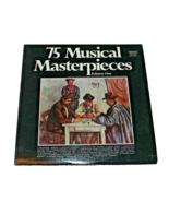 1960 Vtg &quot;75 Musical Masterpieces Volume One&quot; 33 rpm Set of 2 Vinyl Albums - $5.00