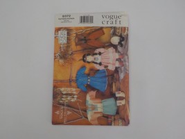 Vogue Craft Pattern #9372 18&quot; American Indian Doll Clothes Collection Uncut 1995 - £11.85 GBP