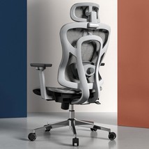 Ergonomic Mesh Office Chair, High Back Desk Chair With 3D Armrests, Adap... - £315.59 GBP