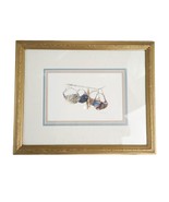 Vintage 1987 Signed Cynthia Hiatt Poole Farmhouse Baskets 15x12&quot; Framed ... - $59.14 CAD