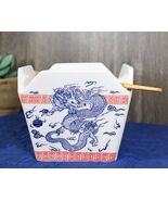 Oriental Nine Dragons King Takeout To Go Box Serving Bowl With Chopstick... - €16,41 EUR