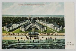 Ohio Hotel Breakers at Cedar Point early udb Postcard R10 - $4.95