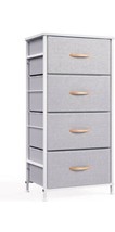 ROMOON 4 Drawer Fabric Dresser Storage Tower, Organizer Unit for Bedroom, Closet - £64.09 GBP