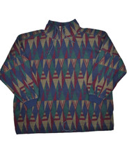Venezia Vitale Fleece Sweatshirt Womens 14 Retro Pullover Jacket Diamond... - £22.59 GBP