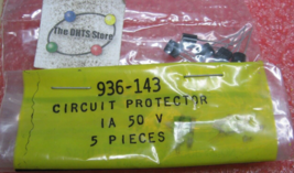 Zenith 936-143 Circuit Protector 1A 50V -  NOS Bag of 5 - £4.47 GBP