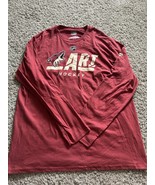 NWOT ARIZONA COYOTES RED SECONDARY LONG SLEEVE T SHIRT NHL Pull Over Siz... - $24.99