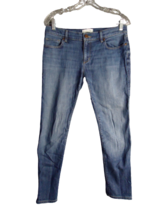 Ann Taylor Loft Relaxed Skinny Crop Jeans Denim Medium Wash Blue Size 27... - $13.86