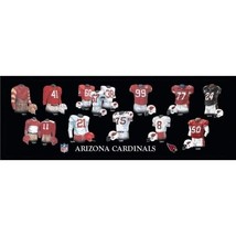 NFL Arizona Cardinals Football Official Merch Team Legacy Wood Plaque 23.5&quot;x8&quot; - £18.47 GBP