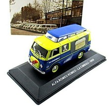 Alfa Romeo Romeo Van La Cimbali Year 1955 Altaya Scale 1:43 Diecast Van Model - £32.97 GBP