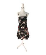 Xhileration Black Floral Summer Dress, M - $11.87