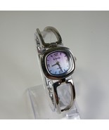 Rumours Split-Bracelet Watch - Purple Square Dial - Silver Tone - Dual-L... - £11.44 GBP