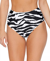 Bikini Swim Bottoms Black White Size 14 ISLAND ESCAPE $29 - NWT - $8.99