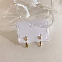 Vintage Two Ways To Wear Water Drop Metal Dangle Earrings For Women New Trendy S - £8.83 GBP