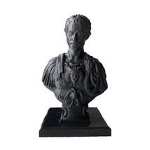 Julius Caesar Figurine Pencil Holder Pen Holder (Black) - £13.44 GBP