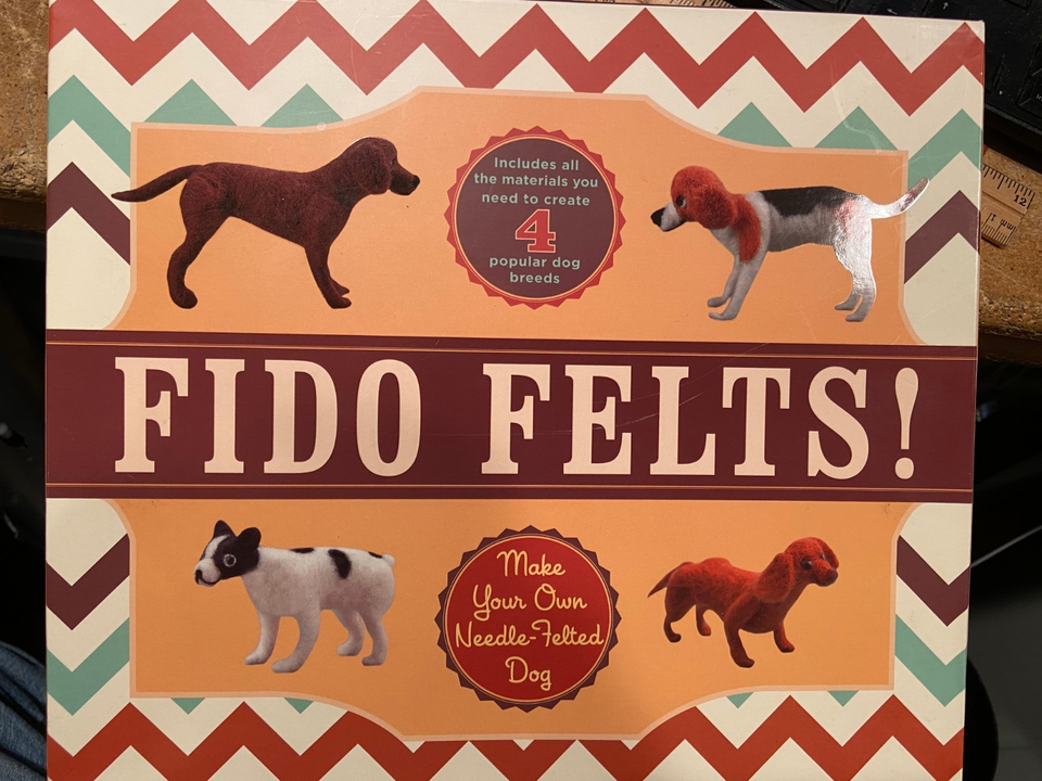 Fido Felts Make Your Own Needle-Felted Dogs *NEW* a2 - $15.99