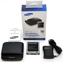 New Official Samsung EBH-1G6MLA Galaxy S3 Iii Black Phone Charger+Stand+Battery - £7.51 GBP