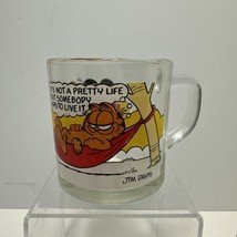 Vintage Garfield McDonald&#39;s Glass Coffee Cups Mugs 1978 Odie - £11.70 GBP