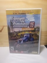 Farming Simulator 15 Gold Edition  PC DVD-ROM Computer Game Complete - £9.99 GBP