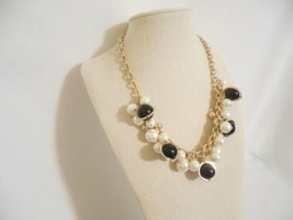 Charter Club 17&quot; Gold Tone Kiska Pearl Beaded Strand Necklace M202 $49 - $16.31