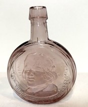 Vintage Third President Thomas Jefferson Mini Glass Bottle - $8.54