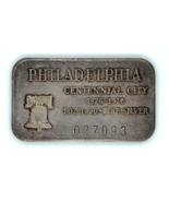 Philadelphia Centenaire Ville 1876-1976 Par Madison Mint 1 OZ .999 Argen... - $174.95