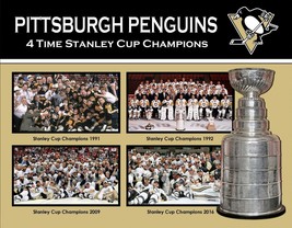 Pittsburgh Penguins 4 Time Champs 8X10 Photo Nhl Picture Stanley Cup Team - £3.94 GBP