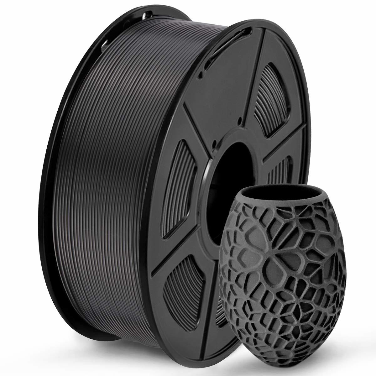 PLA 3D Printer Filament, SUNLU PLA Filament 1.75mm, Dimensional, PLA Black - $42.99