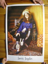 Janis Joplin Poster Sitting In Chair Great Hat - €118,65 EUR