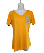 The Nike Tee Tennessee Vols Pocketed Womens Orange V-Neck T-shirt Sz L - $20.96 CAD