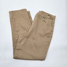 Style &amp; Co Tan Khaki Cotton Spandex Denim Jeans Pants Bottoms Plus Size 14 - £19.33 GBP