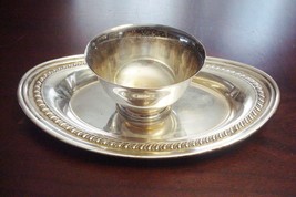 Silverplate Rogers Paul Revere repro bowl and tray original - £68.32 GBP