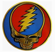 Grateful Dead SYF METAL  Sticker  3 inches Car Decal - $5.99