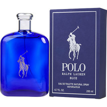 Polo Blue By Ralph Lauren Edt Spray 6.7 Oz - £86.00 GBP