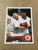 2011 Topps Red Sox Baseball Card #324 Boston Red Sox - $1.79