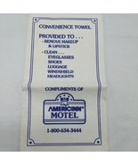 Vintage American Motel Convenience Towel - $17.81