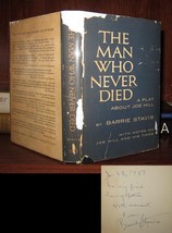 Stavis, Barrie The Man Who Never Died Signed 1st 1st Edition 1st Printing - £72.88 GBP