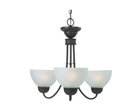 USED/Good - SeaGull Lighting 3-light -Canopy/mounting hardware missing - £55.31 GBP