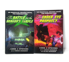 2 Graphic Novels The Ender Eye Prophecy &amp; Battle For The Dragon's Temple... - $18.25