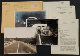 1957 Vintage Drunk Driving Bangor Me Photos Car Accident Docs Ferrigo Hutchings - £98.65 GBP