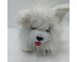 FurReal Friends Smoochie Pup 2004 Animated Fluffy White Dog Sticks Out T... - $26.72
