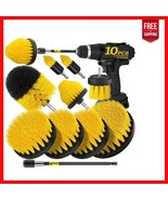 10-Piece Drill Cleaning Attachments - Safe for Floors, Showers &amp; Upholstery - $426.92 MXN