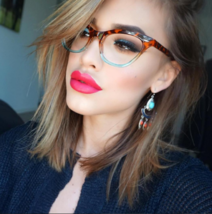 Cat Eye  &quot;Ombre&quot; Women Eyeglasses Tortoise Two Tone Gradient Shadz GAFAS - $12.56+