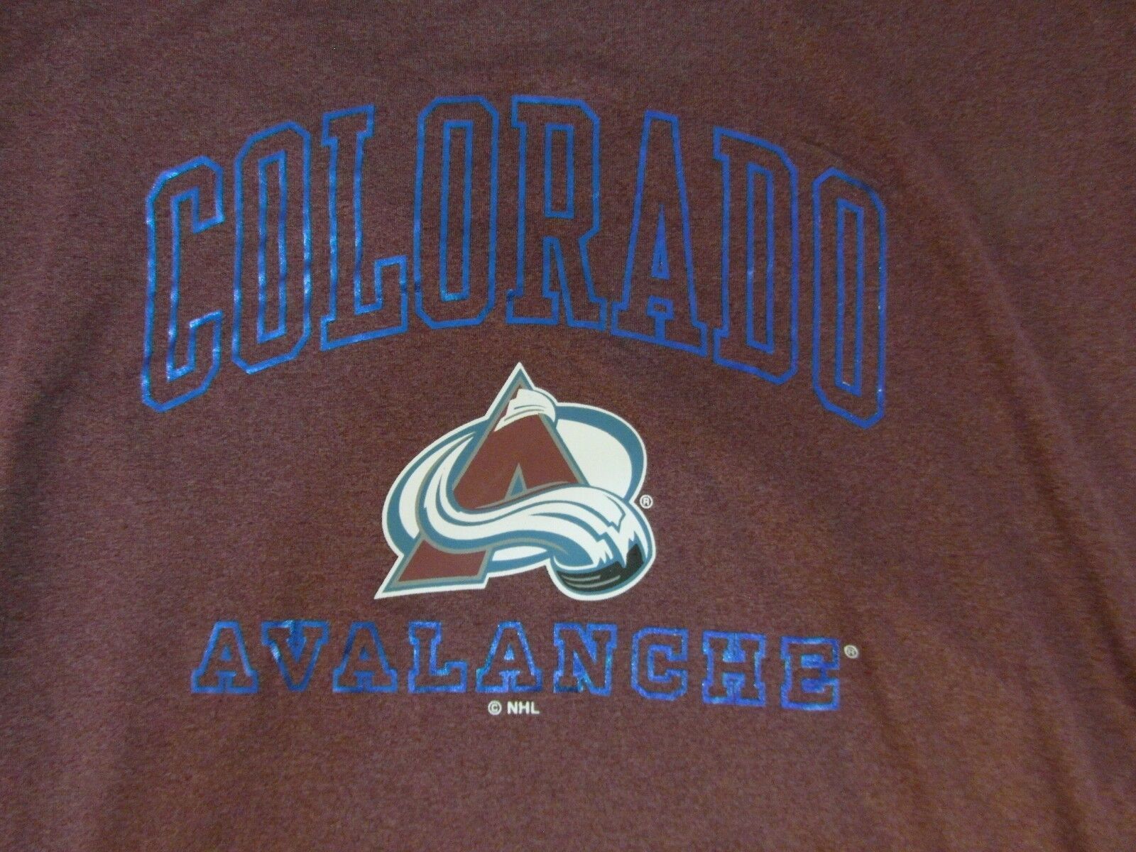 Adult Unisex NHL Colorado Avalanche Home Colors T-Shirts Various Sizes 3... - $16.99
